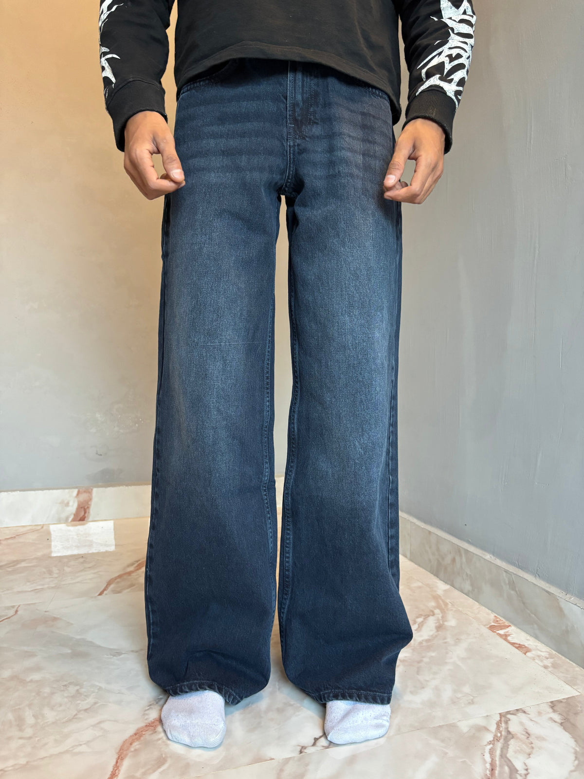 BLUECORE WIDE JEANS