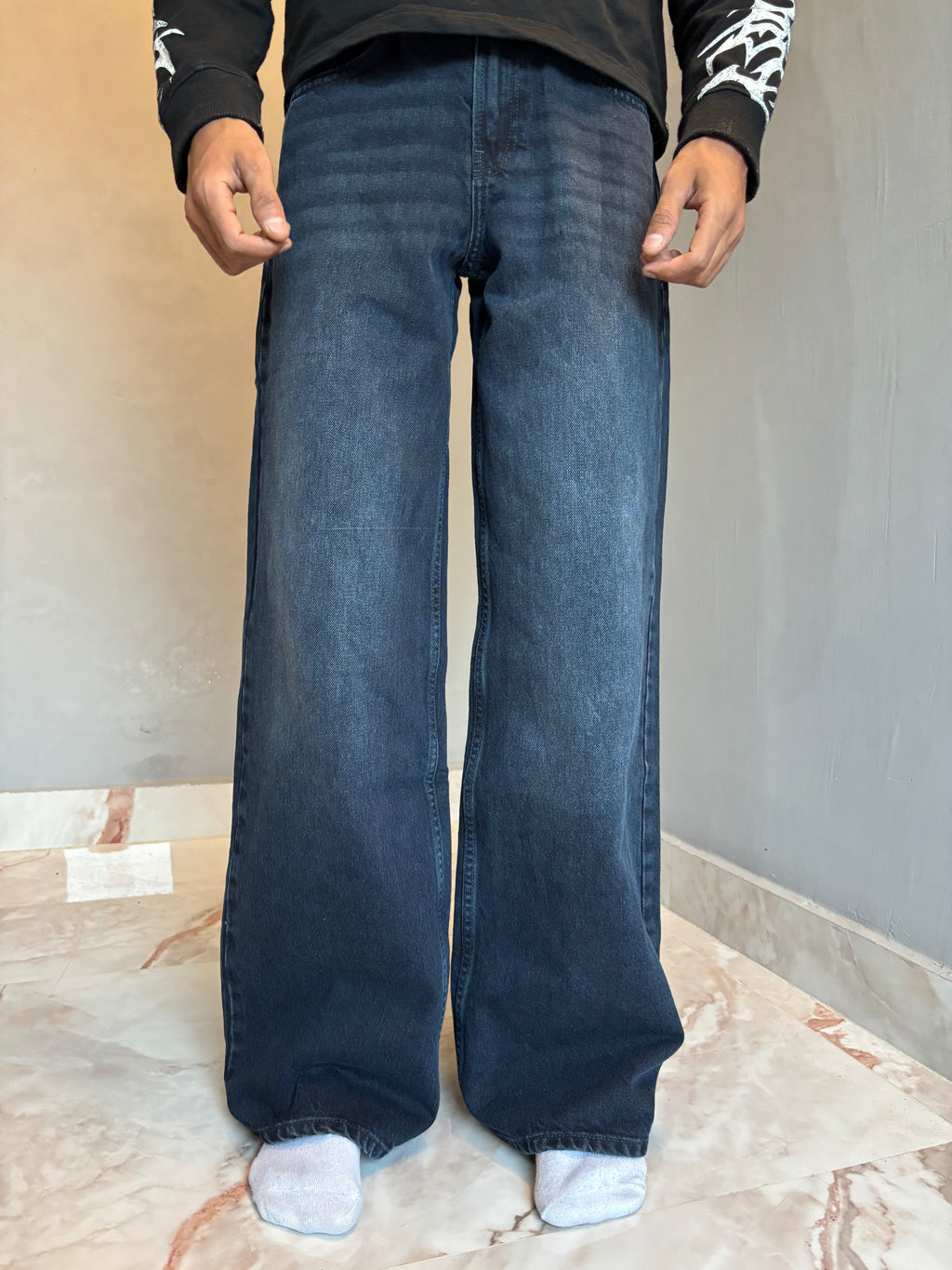 BLUECORE WIDE JEANS