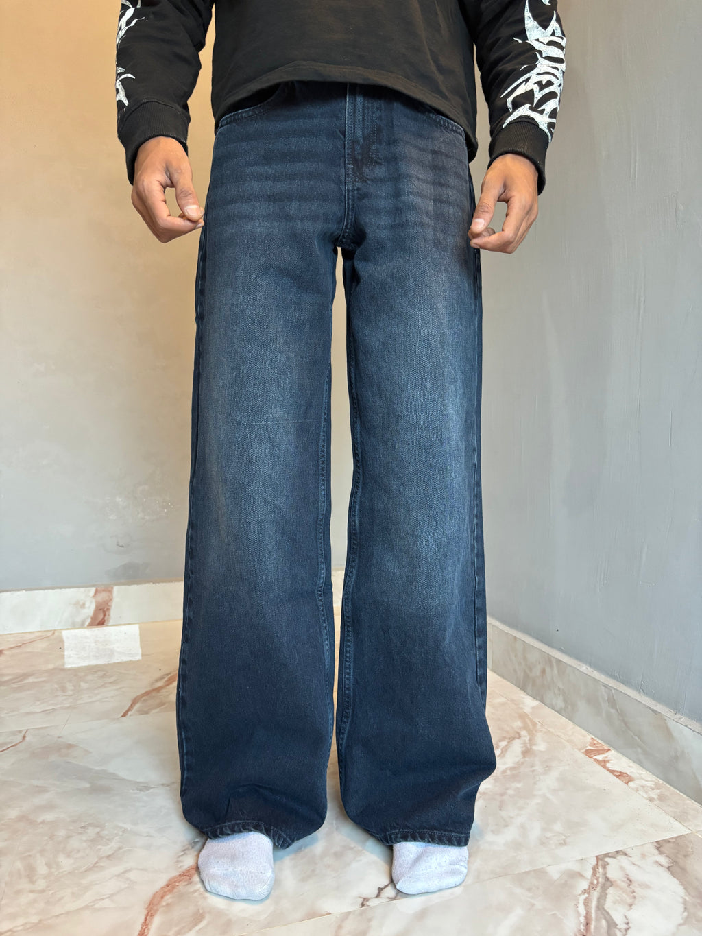 BLUECORE WIDE JEANS