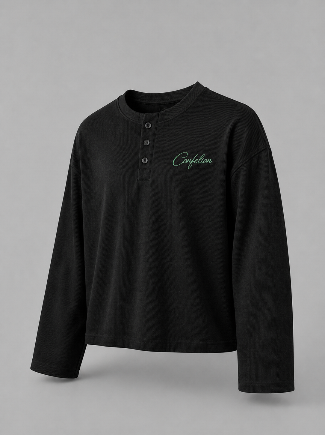 BANG BLACK HENLEY