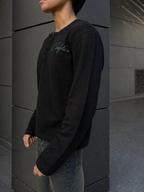 BANG BLACK HENLEY