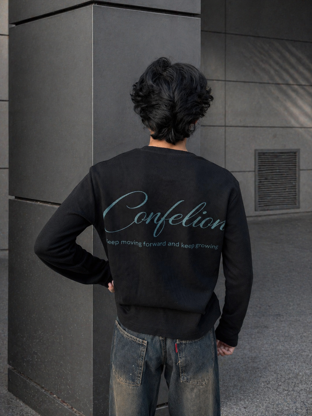 BANG BLACK HENLEY