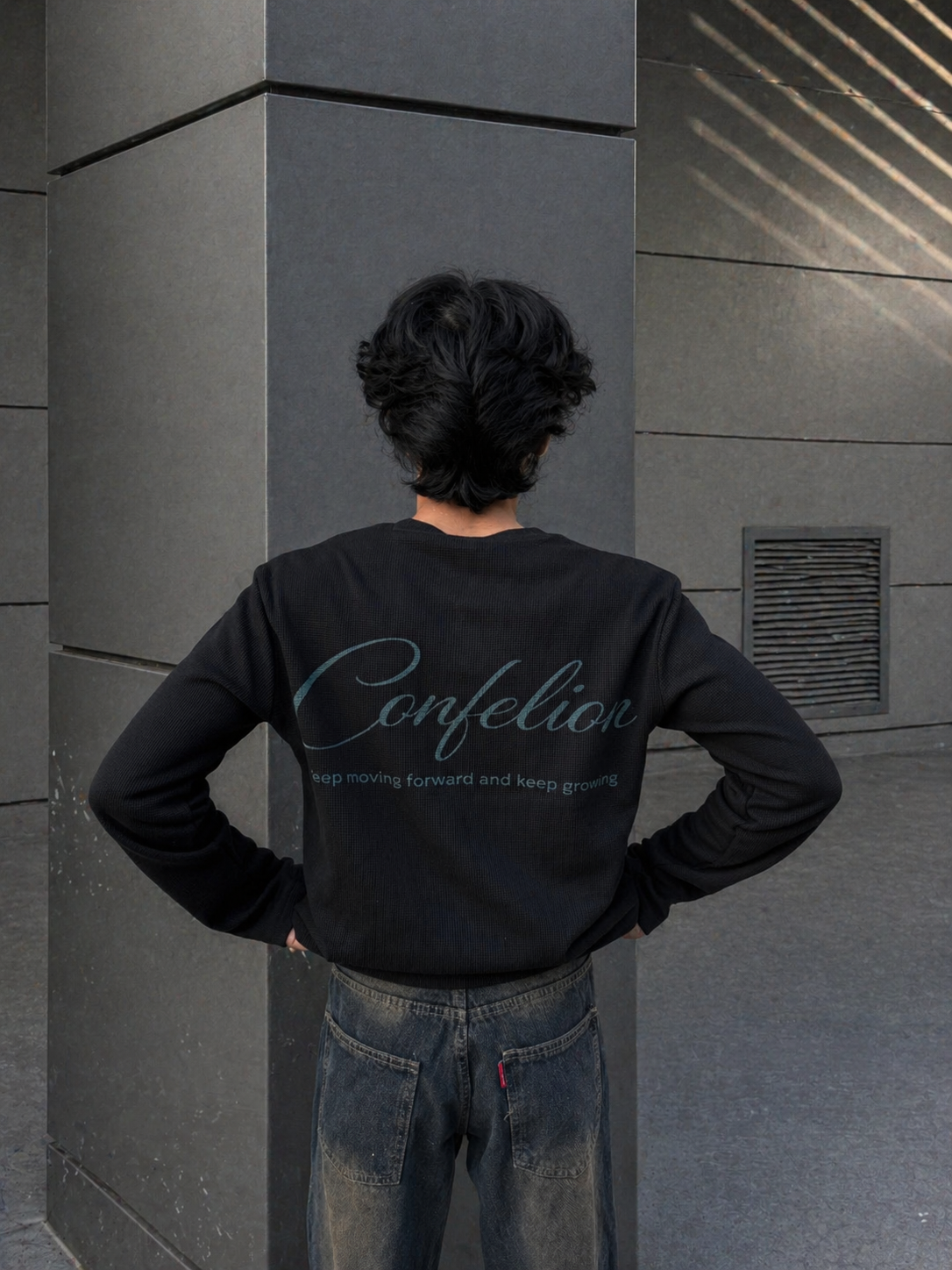 BANG BLACK HENLEY